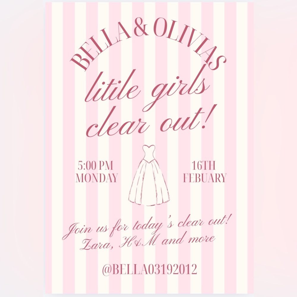 Tonight! Little girls show! Like to be notified!